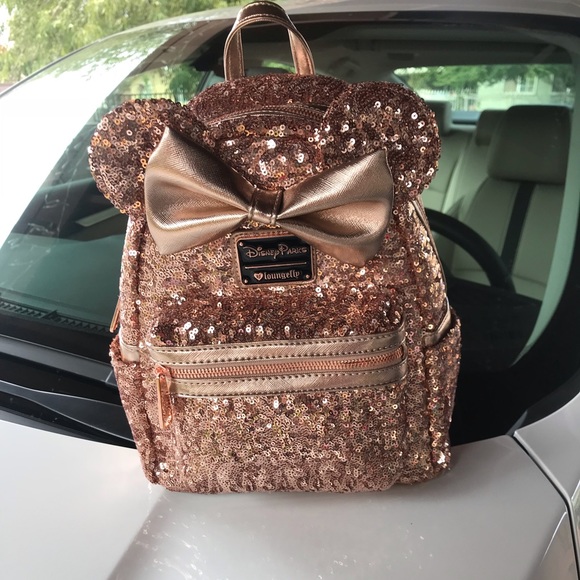 Disney Handbags - Rose gold bag pack